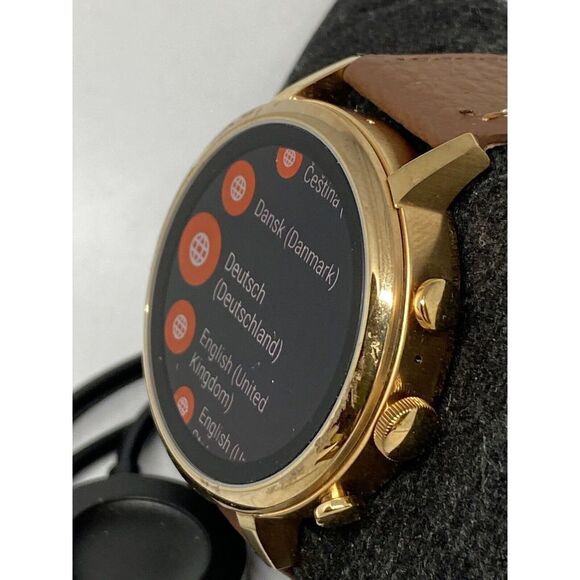 Fossil Gen 4 Authentic Digital Dial Smart Watch Custom Band FTW6018 LT283 - Picture 4 of 12